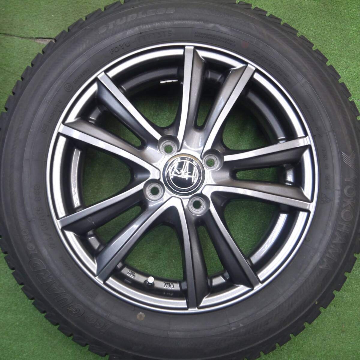 バリ溝！キレイ！9.5分★スタッドレス 175/65R15 ヨコハマ アイスガード iG30 NIRVANA NV ニルバーナ ニルヴァーナ 15インチ PCD100/4H★5021005Hス