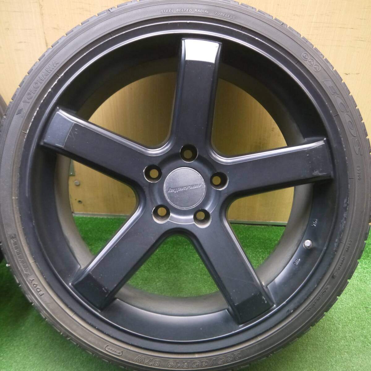 4本価格★235/35R19 hyperion ハイペリオン ヨコハマ DNA エコス ES300 19インチ PCD114.3/5H★5020701Hノ