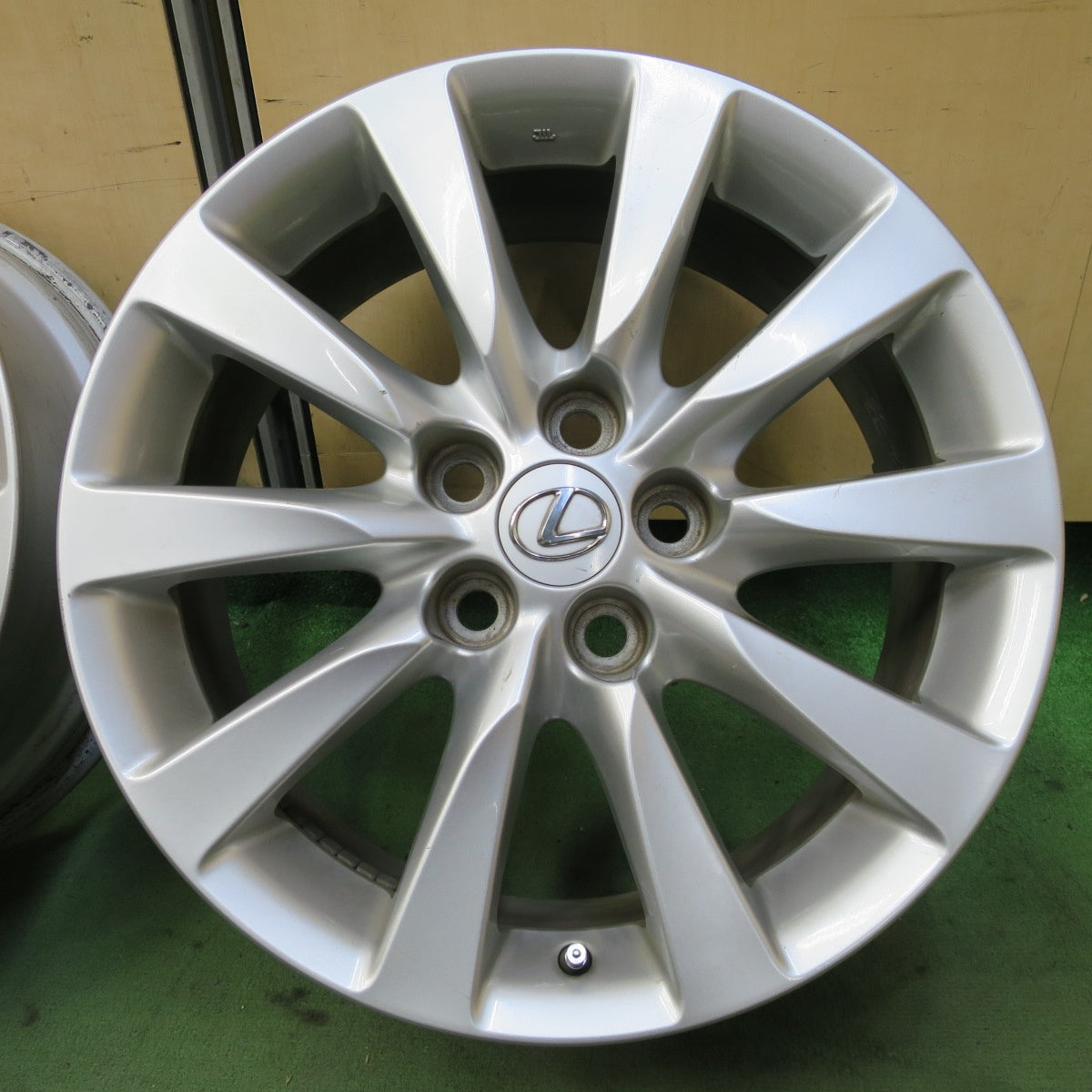 4本価格◎レクサス LS 460 純正 ホイール 18インチ 18×7.5J PCD120/5H◎6081002NGホ