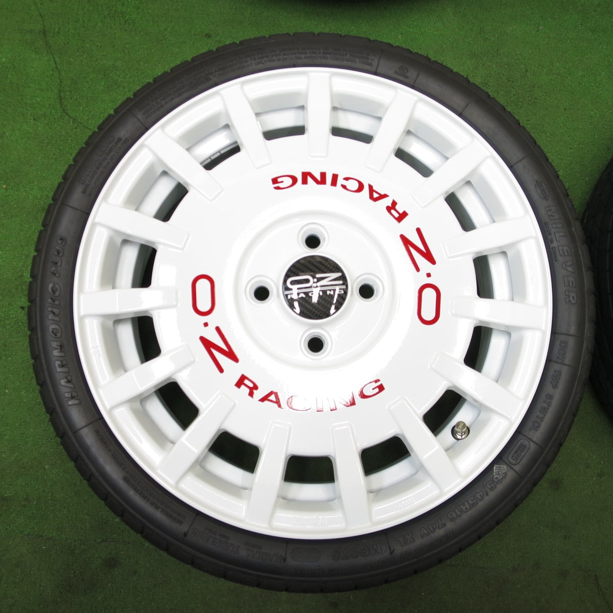 ほぼ未使用！25年！美品★O・Z RACING Rally Racing 165/45R16 ミレバー ハーモニック プラス OZ ラリー レーシング 16インチ PCD100/4H★6021601ナノ
