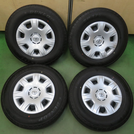 新車外し！26年◎トヨタ 200系 ハイエース 純正 スチール 195/80R15 107/105S ダンロップ SP175N 15インチ PCD139.7/6H◎6102210イノ
