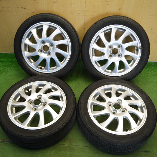 バリ溝！23年！8.5分★ダイハツ ムーヴ カスタム 純正 165/55R15 セイバーリング SL201 15インチ PCD100/4H★6042707Hノ