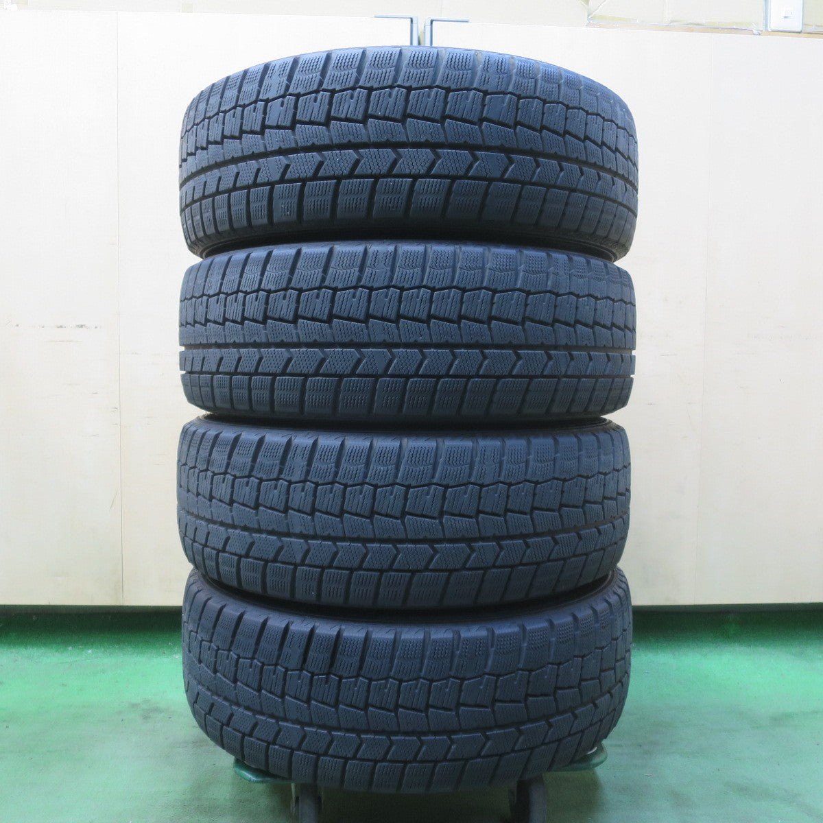 バリ溝！22年！9分★トヨタ 50系 プリウス ツーリング 純正 215/45R17 スタッドレス ダンロップ ウインターマックス WM02 17インチ PCD100/5H★6033109イス