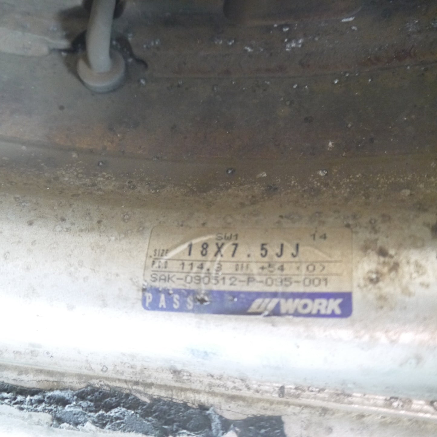 4本価格★WORK SCHWERT SW1 225/45R18 ダンロップ LE MANS LM704 18インチ ワーク シュバート シュヴァート PCD114.3/5H★5120902Hノ