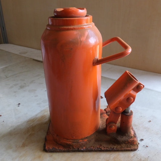 [送料無料] ◆マサダ 油圧ジャッキ MHK-15N 工具 15TON 15ton 15トン 15000kg 油圧式 オイル だるま ダルマ 車載 自動車 点検 整備(9)◆