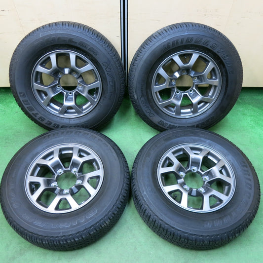 [送料無料] 新車外し！21年★スズキ JB74W ジムニー シエラ 純正 195/80R15 ブリヂストン デューラー H/T 684Ⅱ 15インチ PCD139.7/5H★4112910SYノ