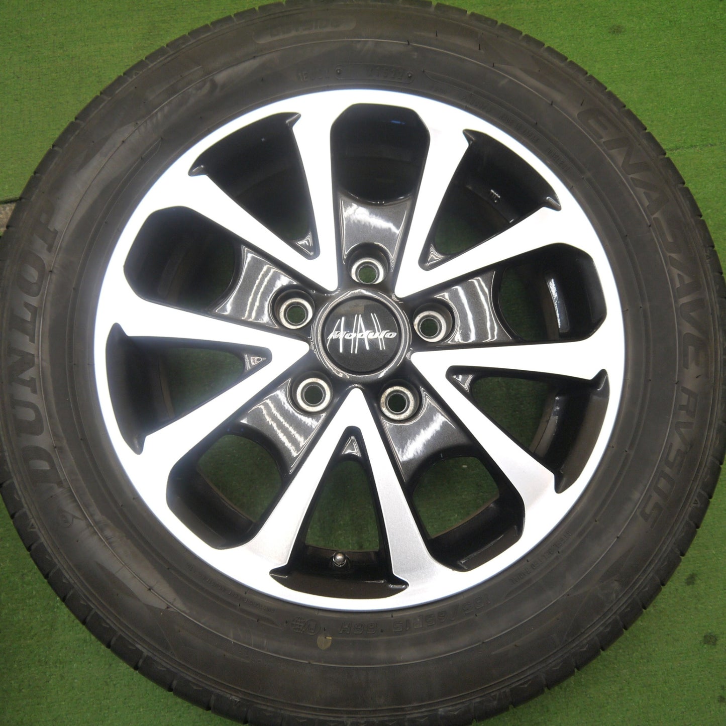 4本価格！22年★ホンダ フリード 純正 OP Modulo MG019 185/65R15 ダンロップ エナセーブ RV505 モデューロ 15インチ MG-019 PCD114.3/5H★5051901Hノ