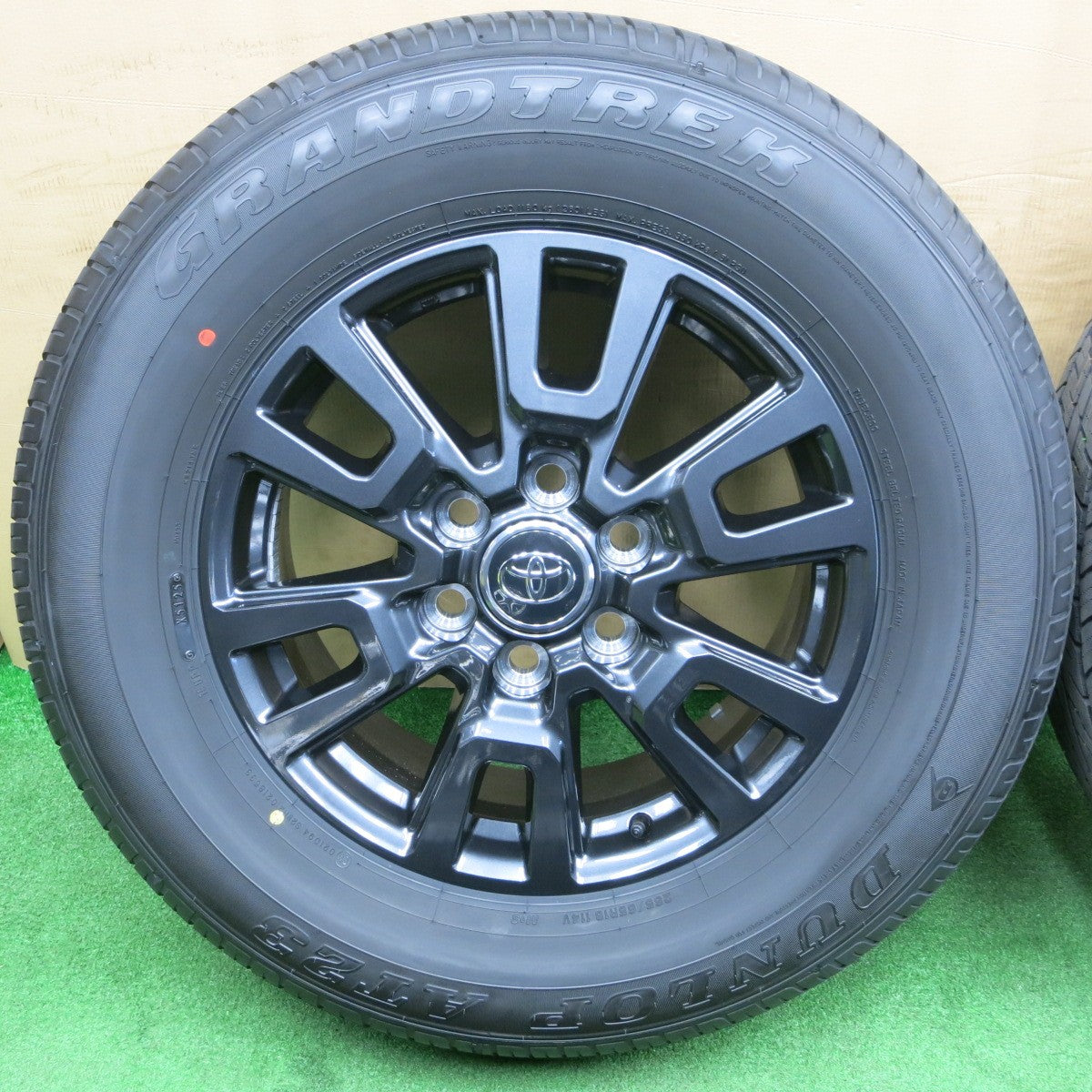 新車外し！25年★トヨタ ランクル 250 VX 純正 265/65R18 ダンロップ グラントレック AT23 18インチ PCD139.7/6H★6020802NKノ