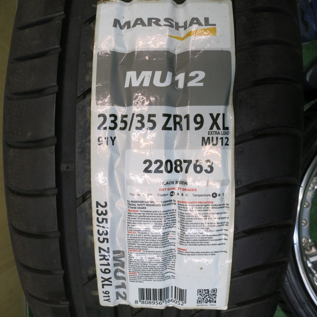 未使用★WORK GNOSIS GR2 235/35R19 マーシャル MU12 ワーク グノーシス 19インチ PCD114.3/5H★5102501HAノ