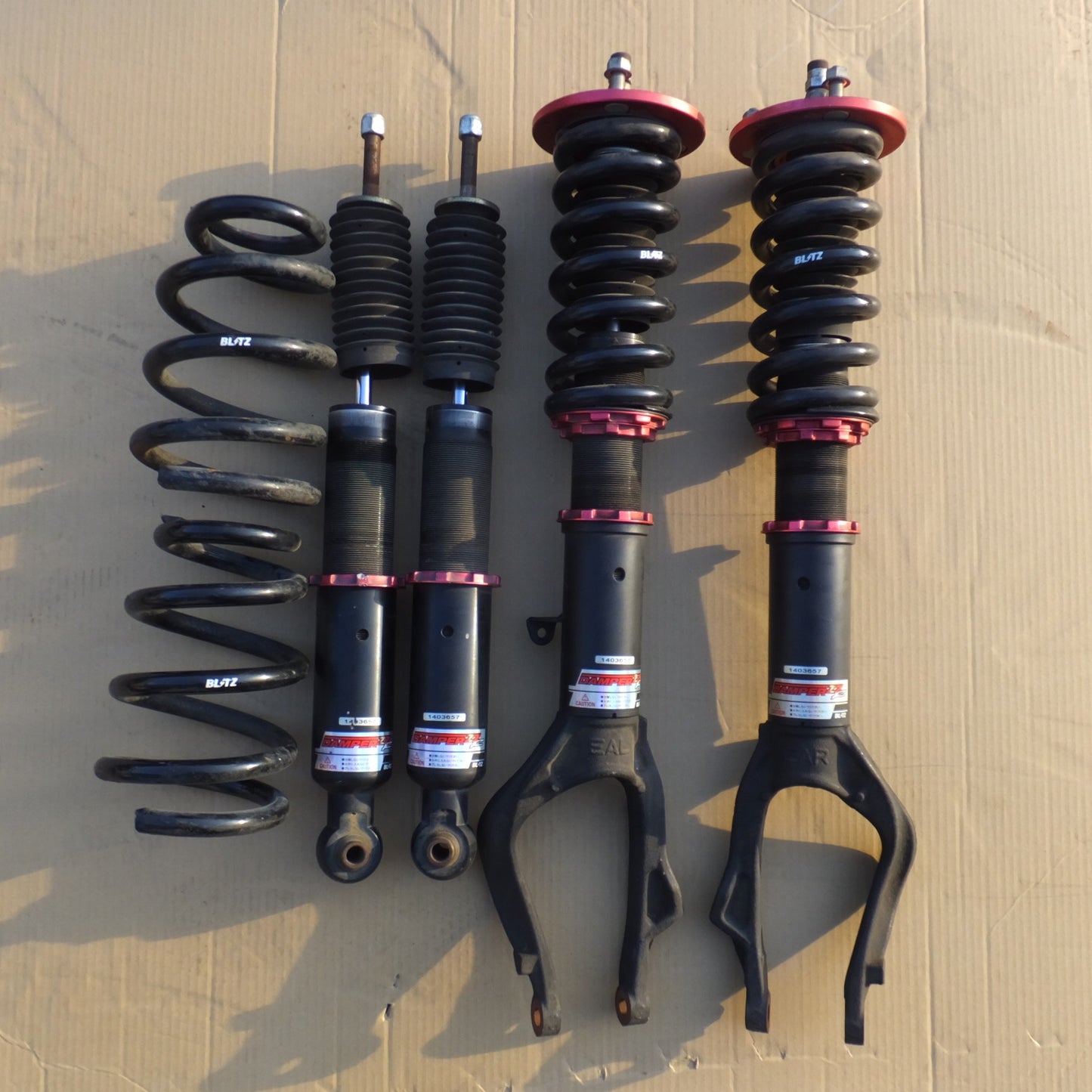 [送料無料] 現状品★ブリッツ BLITZ ホンダ エリシオン RR1～RR5 プレステージ 車高調 DAMPER ZZ-R　サスペンション 一式 セット★