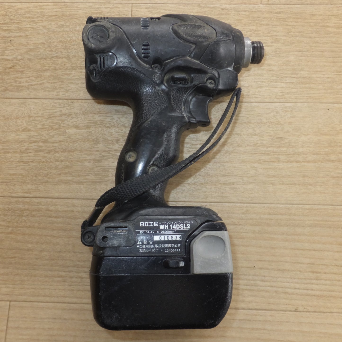 [送料無料] ★日立 HITACHI  コードレスインパクトドライバ WH14DSL2　蓄電池 BSL1430　急速充電器 UC18YSL2 セット★