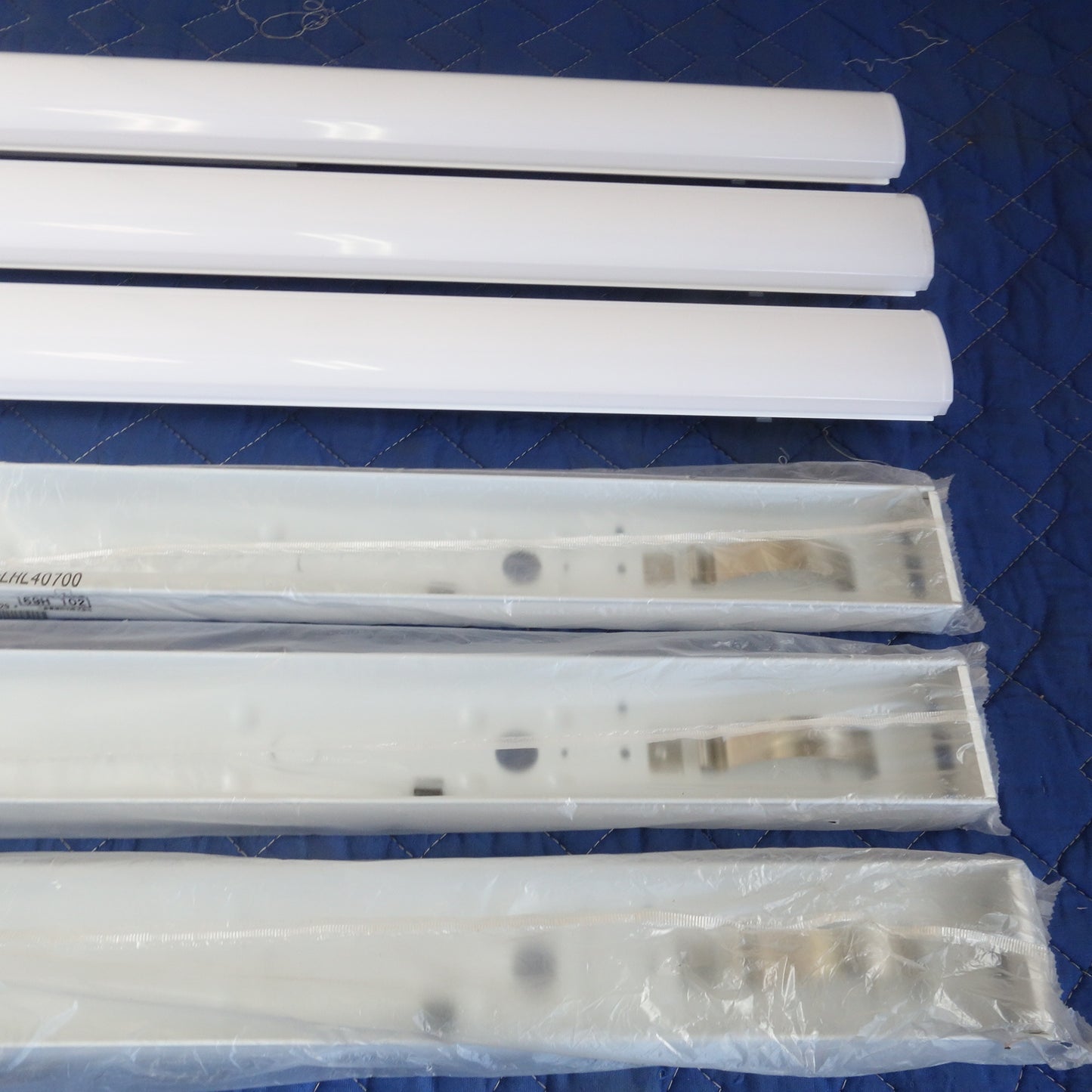 [送料無料] 未使用！3セット！22年製☆三菱 LED 照明器具 ライトユニット形 ベースライト EL-LU43033N 3200lm 5000K EL-LHL40700☆