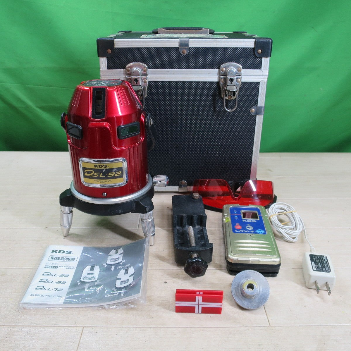 ☆KDS ムラテック レーザー 墨出し器 DSL-92 受光器 LRV-4 墨出器 オートライン レーザー スーパー レイ☆