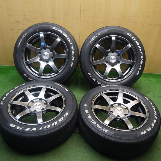 バリ溝！キレイ！9分★CAMYURA GIBSON 215/60R17 109/107R グッドイヤー イーグル #1 ギブソン カミュラ 17インチ PCD139.7/6H★5082605Hノ