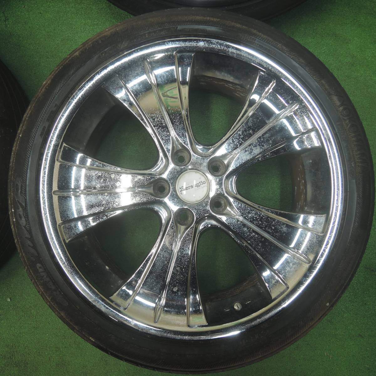 *送料無料* 4本価格★Bersaglio 245/40R19 ヨコハマ DNA GRAND map ベルサリオ 19インチ PCD114.3/5H★4022704SYノ