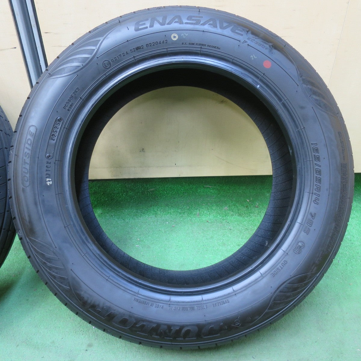 バリ溝！25年！ほぼ10分★165/65R14 ダンロップ エナセーブ EC350+ タイヤ 14インチ タンク パッソ ルーミー トール 等★5121704イノタ