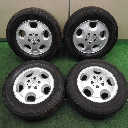 4本価格★ベンツ Vクラス W638 純正 215/65R15 スタッドレス ブリヂストン ブリザック REVO1 PCD114.3/5H★3110806TNス
