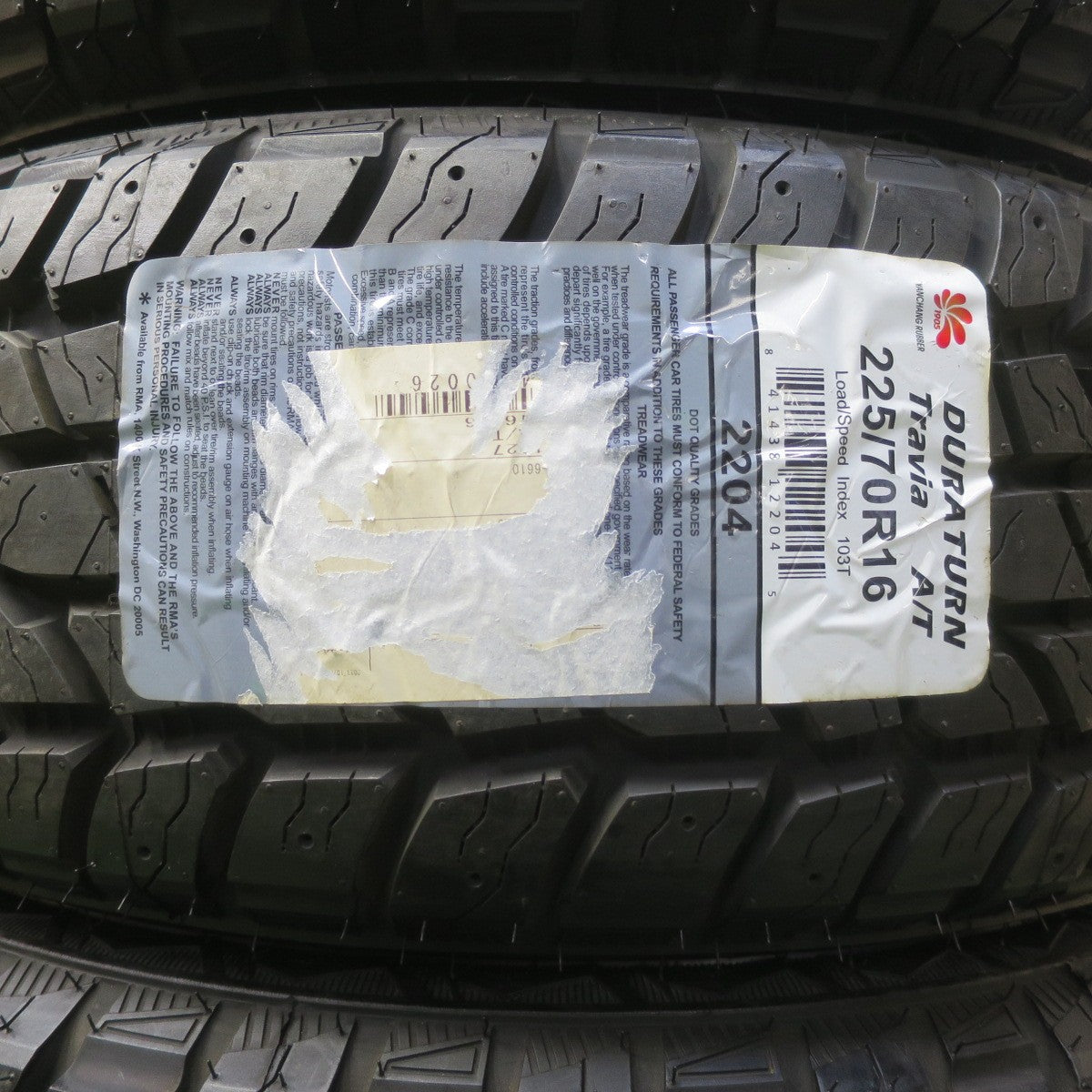 未使用！23年★225/70R16 デュラターン TRAVIA A/T DURATURN 16インチ タイヤ デリカ D:5 エクストレイル CX-5 等★6073006イノタ