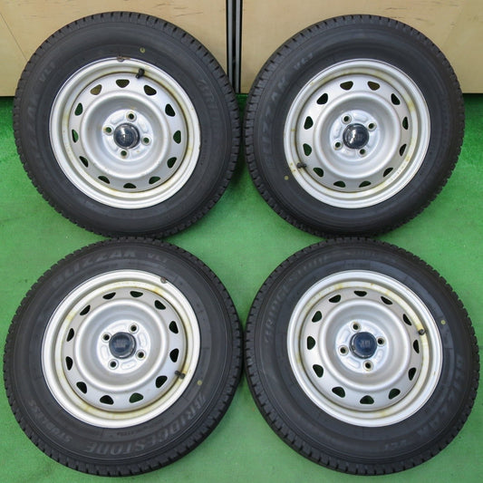 4本価格！22年★スタッドレス 155/80R14 88/86N ブリヂストン ブリザック VL1 JECT スチール 14インチ PCD100/4H★4060905イス