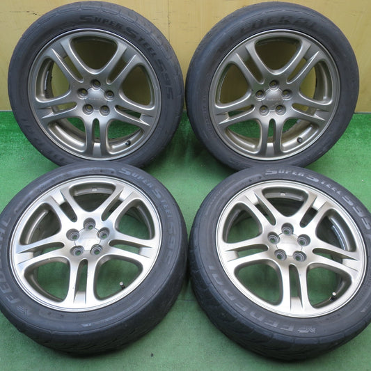 4本価格★スバル BH5 レガシィ 純正 215/50R17 フェデラル SUPER STEEL 595 17インチ PCD100/5H★6041402NJノ