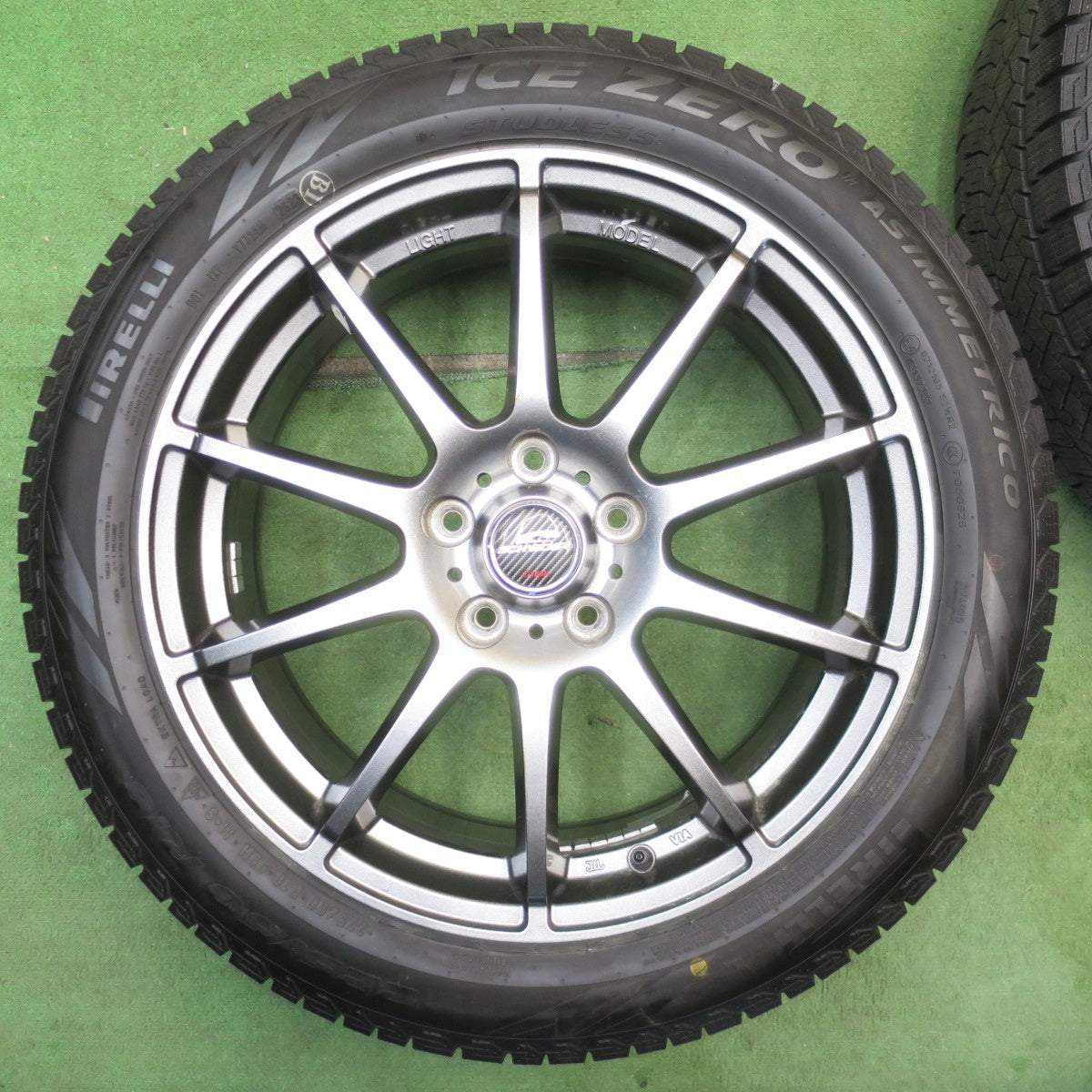 バリ溝！23年！9.5分★スタッドレス 225/50R18 ピレリ アイスゼロ アシンメトリコ SCHNEIDER シュナイダー 18インチ PCD114.3/5H★6051201NJス