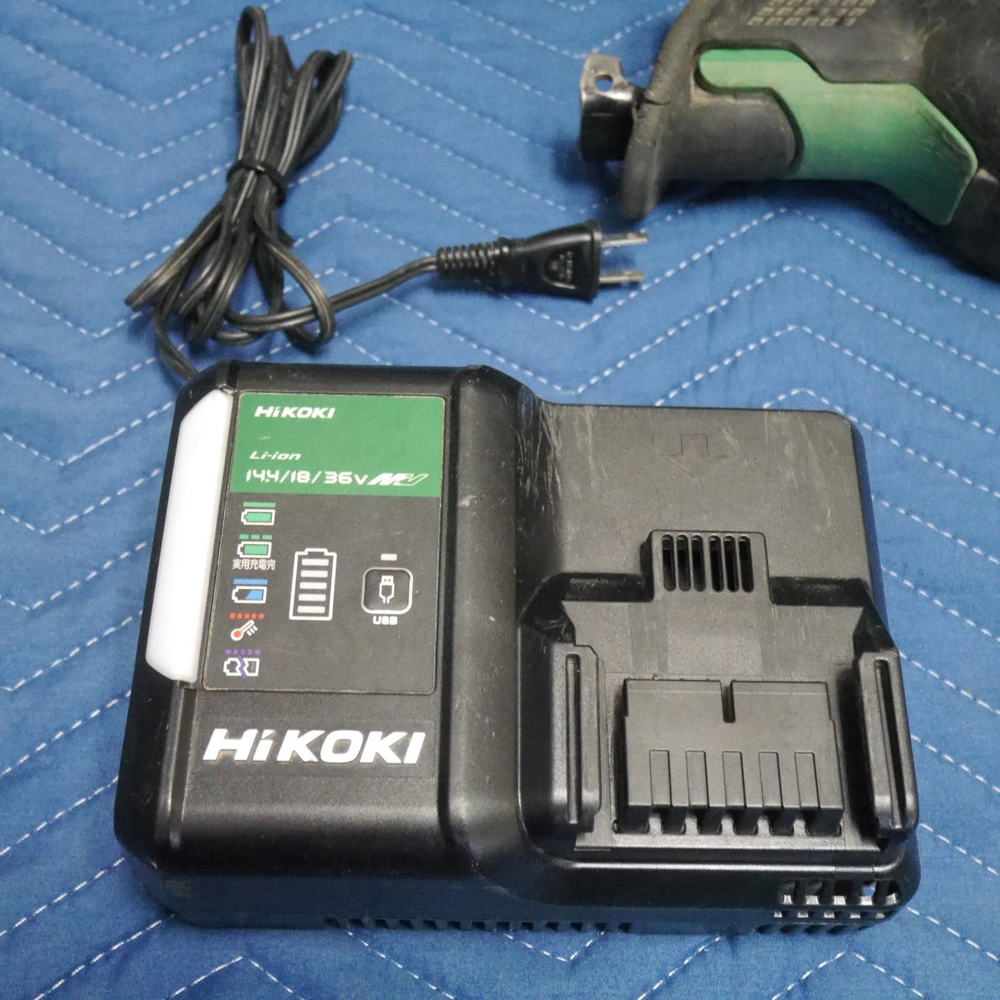 [送料無料] バッテリー3個☆HiKOKI ハイコーキ 130mm コードレス セーバーソー CR36DA 電動 工具 切断機 セーバソー レシプロソー 36V 充電式☆