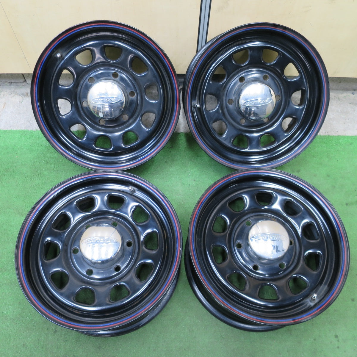 4本価格★DAYTONA デイトナ 15インチ ホイール 15×6.5J PCD139.7/6H★6022505ナホ