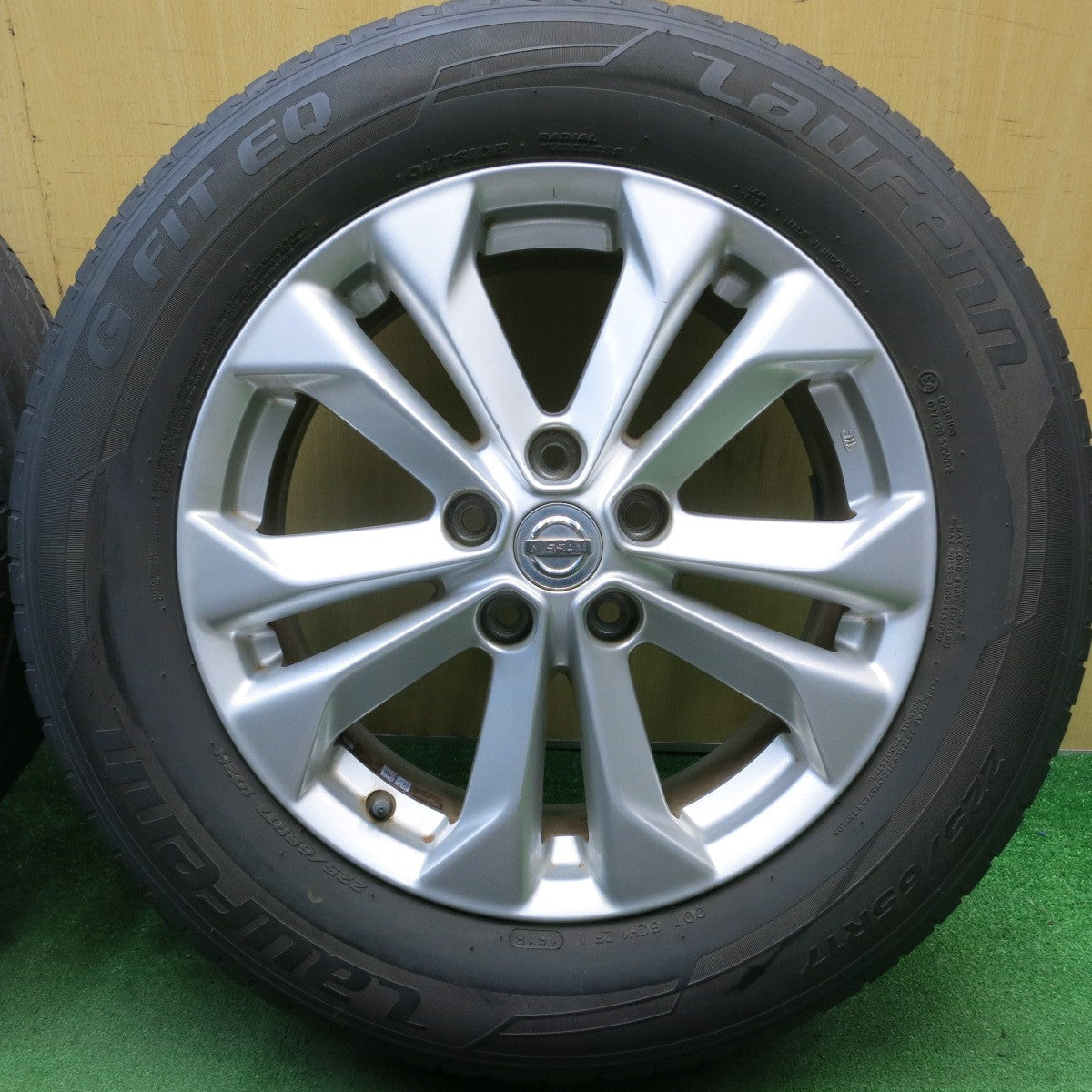 4本価格★日産 T32 エクストレイル 純正 225/65R17 ラウフェン G FIT EQ 17インチ PCD114.3/5H★5051102HAノ