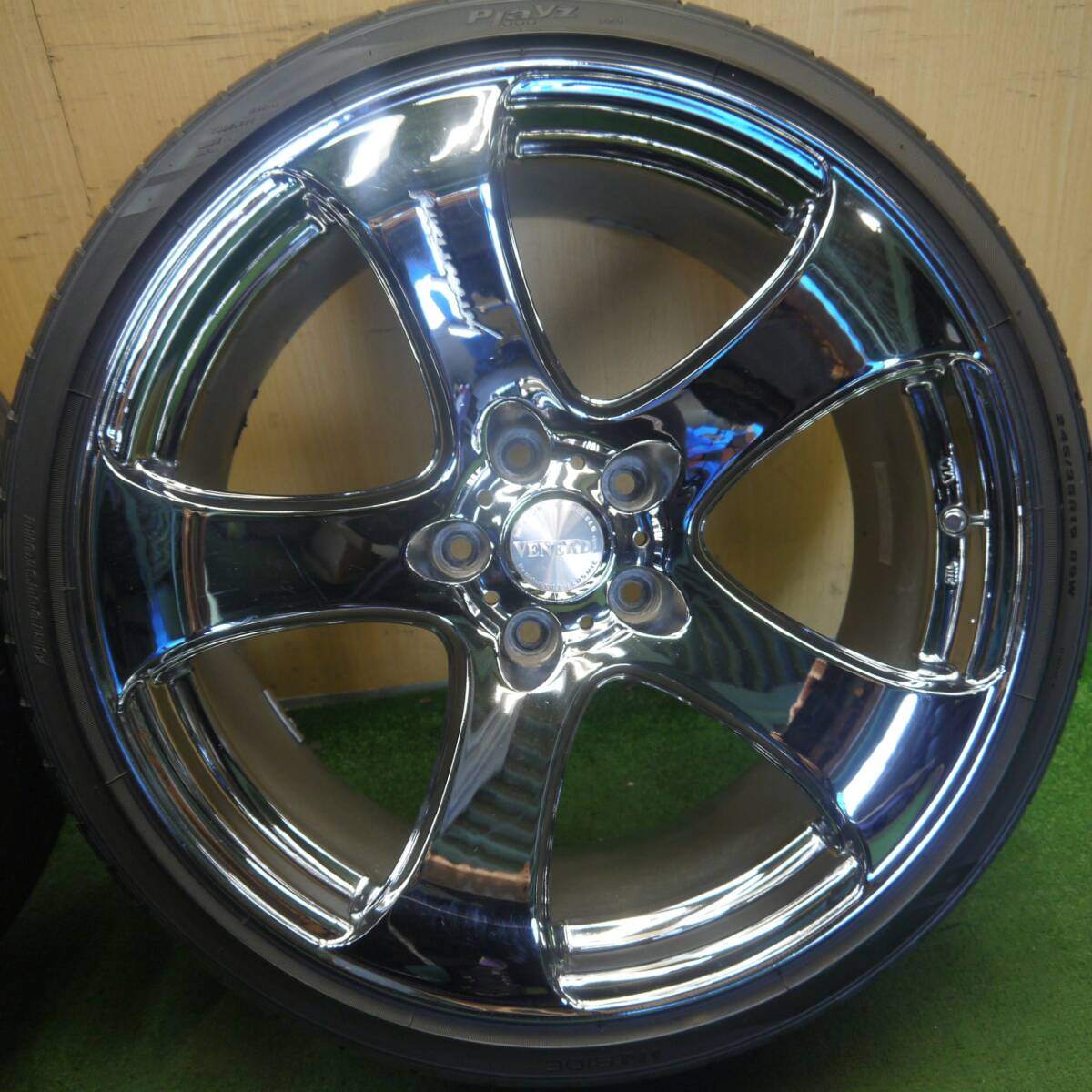 4本価格◎VENERDi COSMIC 235/35R19 245/35R19 ブリヂストン プレイズ PZ-1 ヴェネルディ コスミック 19インチ PCD114.3/5H◎6060305Hノ