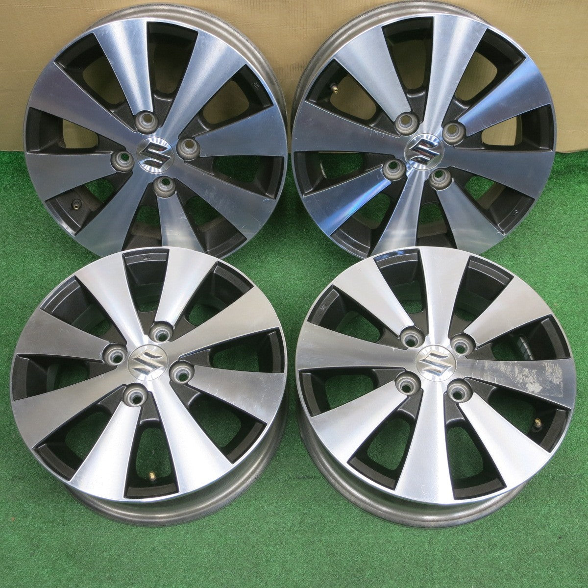 4本価格★スズキ MH22S ワゴンR スティングレー 純正 ホイール 14インチ 14×4.5J PCD100/4H★6021404NKホ