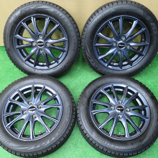 バリ溝！22年！キレイ！8.5分★スタッドレス 155/65R14 ブリヂストン ブリザック VRX2 WAREN ヴァーレン 14インチ PCD100/4H★5120301NKス
