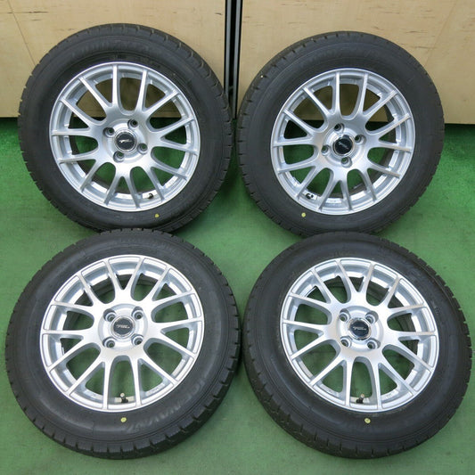 超バリ溝！24年！ほぼ10分★スタッドレス 185/60R15 グッドイヤー アイスナビ7 TOPRUN トップラン 15インチ PCD100/4H★5032511SYス