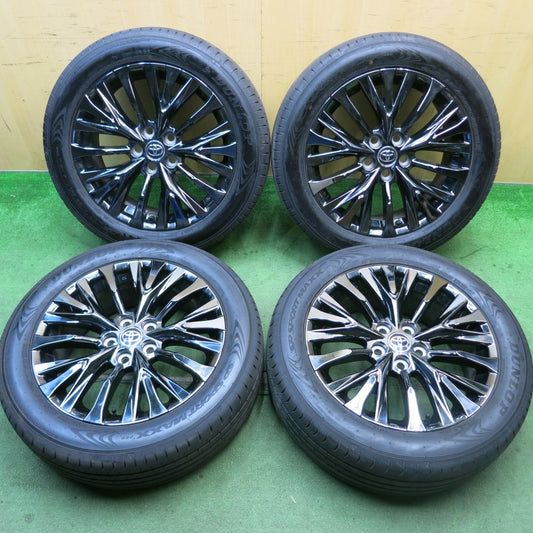 バリ溝！23年！ほぼ10分★トヨタ 40系 ヴェルファイア Zプレミア 純正 225/55R19 ダンロップ SPスポーツマックス 060 19インチ PCD120/5H★5080901HAノ