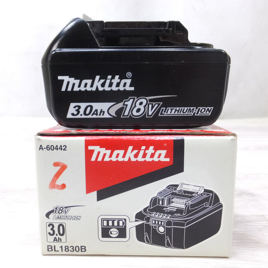 [送料無料] キレイ◆makita マキタ Li-on リチウムイオンバッテリー BL1830B DC18V 3.0Ah 54Wh 電動工具◆