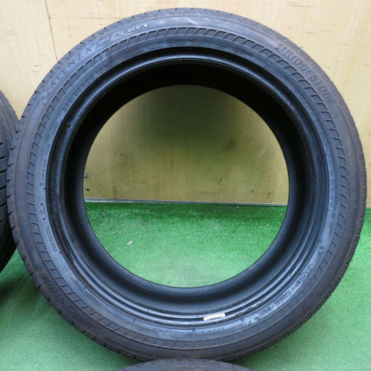 バリ溝！24年！9分◎235/50R20 ブリヂストン アレンザ 001 RFT ALENZA タイヤ 20インチ レクサス NX RX ハリアー RAV4 CX-5 CX-8 CX-60 等◎6091104KKノタ