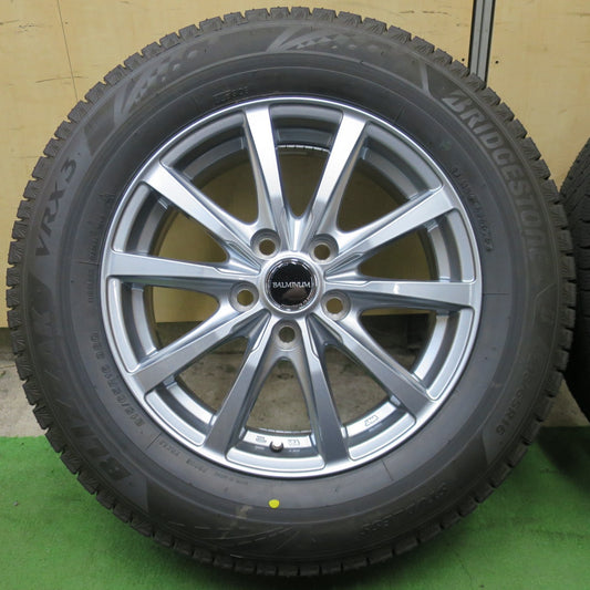 ほぼ未使用!25年!キレイ◎スタッドレス 215/65R16 ブリヂストン ブリザック VRX3 BALMINUM LS10 バルミナ 16インチ PCD114.3/5H◎6092503NGス