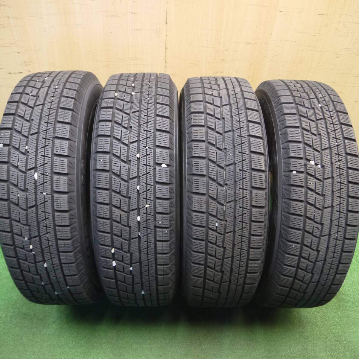 バリ溝！21年！キレイ！9.5分★スタッドレス 195/65R16 ヨコハマ アイスガード iG60 TOPRUN トップラン 16インチ PCD100/4H★5011709Hス