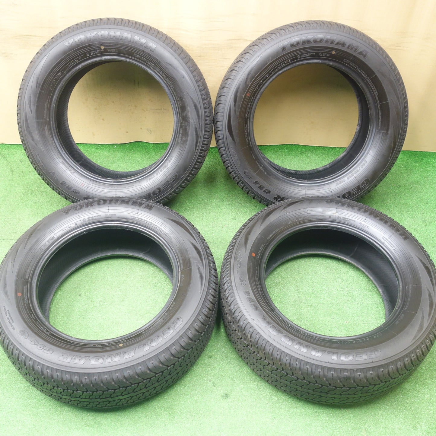 新車外し！24年★265/60R18 ヨコハマ ジオランダー G94 G94AV タイヤ 18インチ トライトン ランクル プラド ハイラックス 等★6020401KTノタ