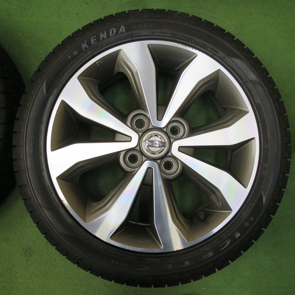 4本価格★日産 デイズ ルークス 純正 165/55R15 スタッドレス ケンダ KR36 アイステック ネオ 15インチ PCD100/4H★5013114イス