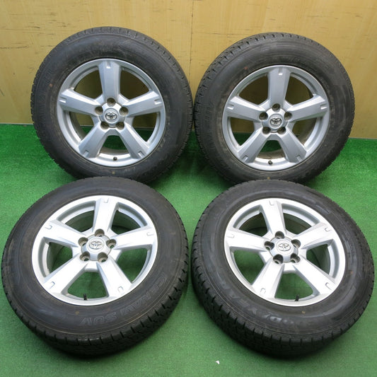 バリ溝！21年！キレイ！9.5分★トヨタ 30系 RAV4 純正 225/65R17 スタッドレス グッドイヤー アイスナビ SUV 17インチ PCD114.3/5H★5121405HAス