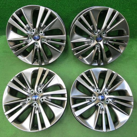*送料無料* 新車外し★スバル レヴォーグ レイバック VN5 純正 ホイール 18インチ 18×7J PCD114.3/5H★4042508イホ