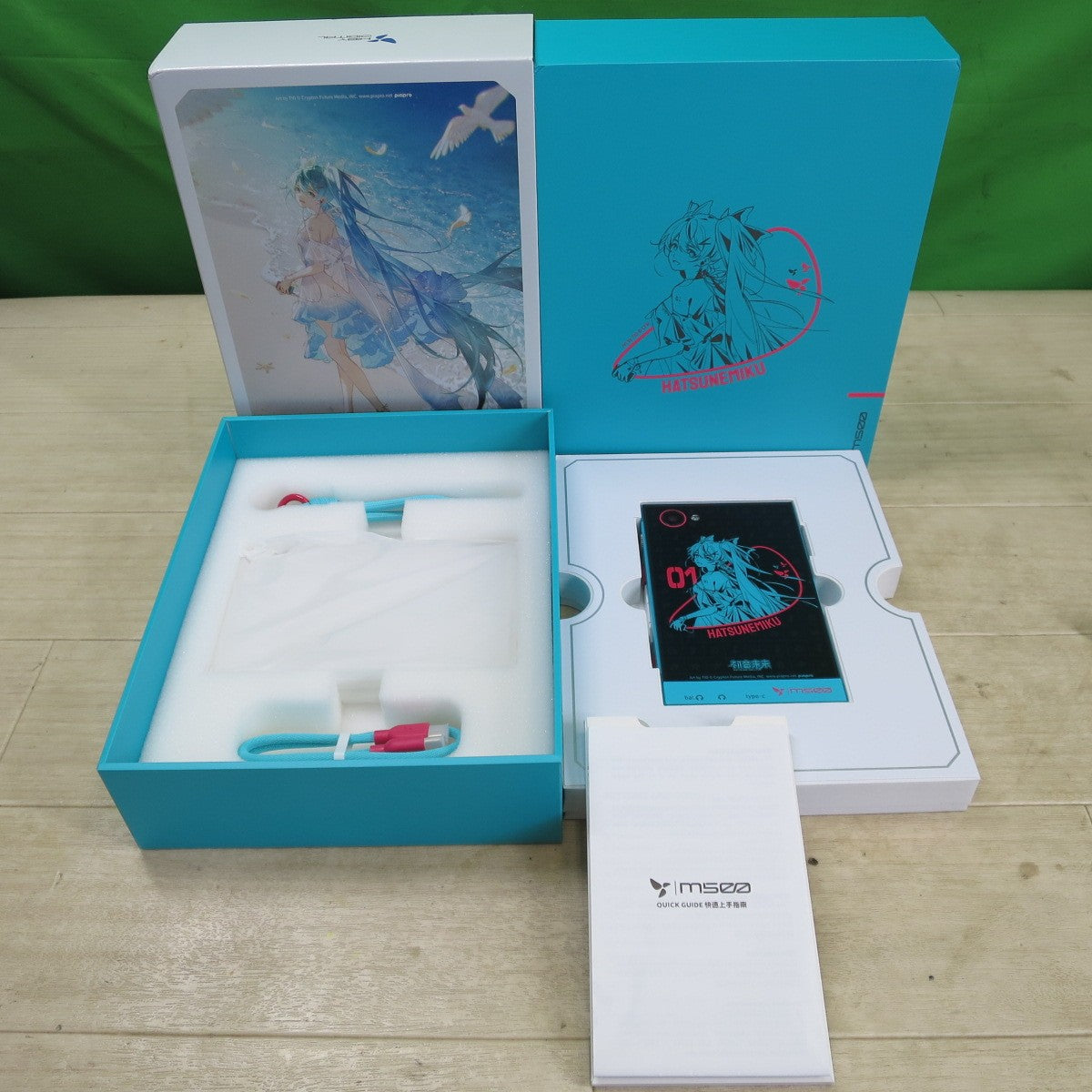 未使用☆HIBY デジタル オーディオ プレーヤー 初音ミク モデル HiBy M500 ハイレゾ 音楽 プレーヤー HiFi ポータブル プレイヤー☆