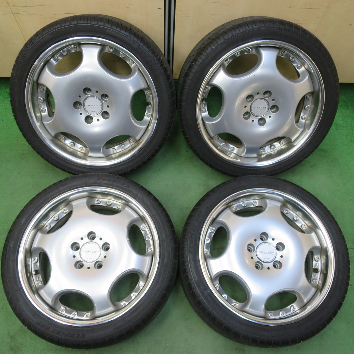 4本価格！22年★SHALLEN AME 225/40R18 フォーチュナ エコプラス UHP 18インチ シャレン PCD114.3/5H★5050811イノ
