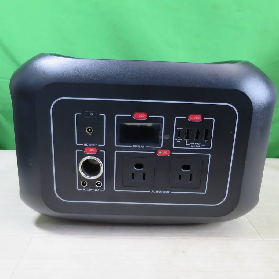 キレイ・付属品あり☆MILIN ミリン ポータブル電源 MLPS001 AC600W 622Wh☆