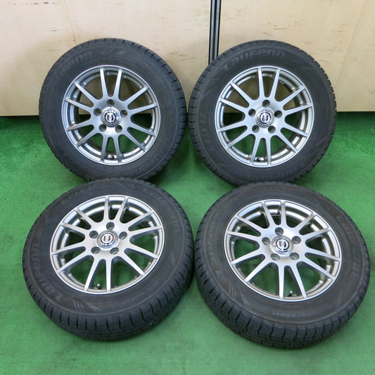 *送料無料* バリ溝！21年！キレイ！8.5分★スタッドレス 195/65R15 ラウフェン I FIT IZ NIRVANA NV ニルバーナ 15インチ PCD114.3/5H★4061005ナス