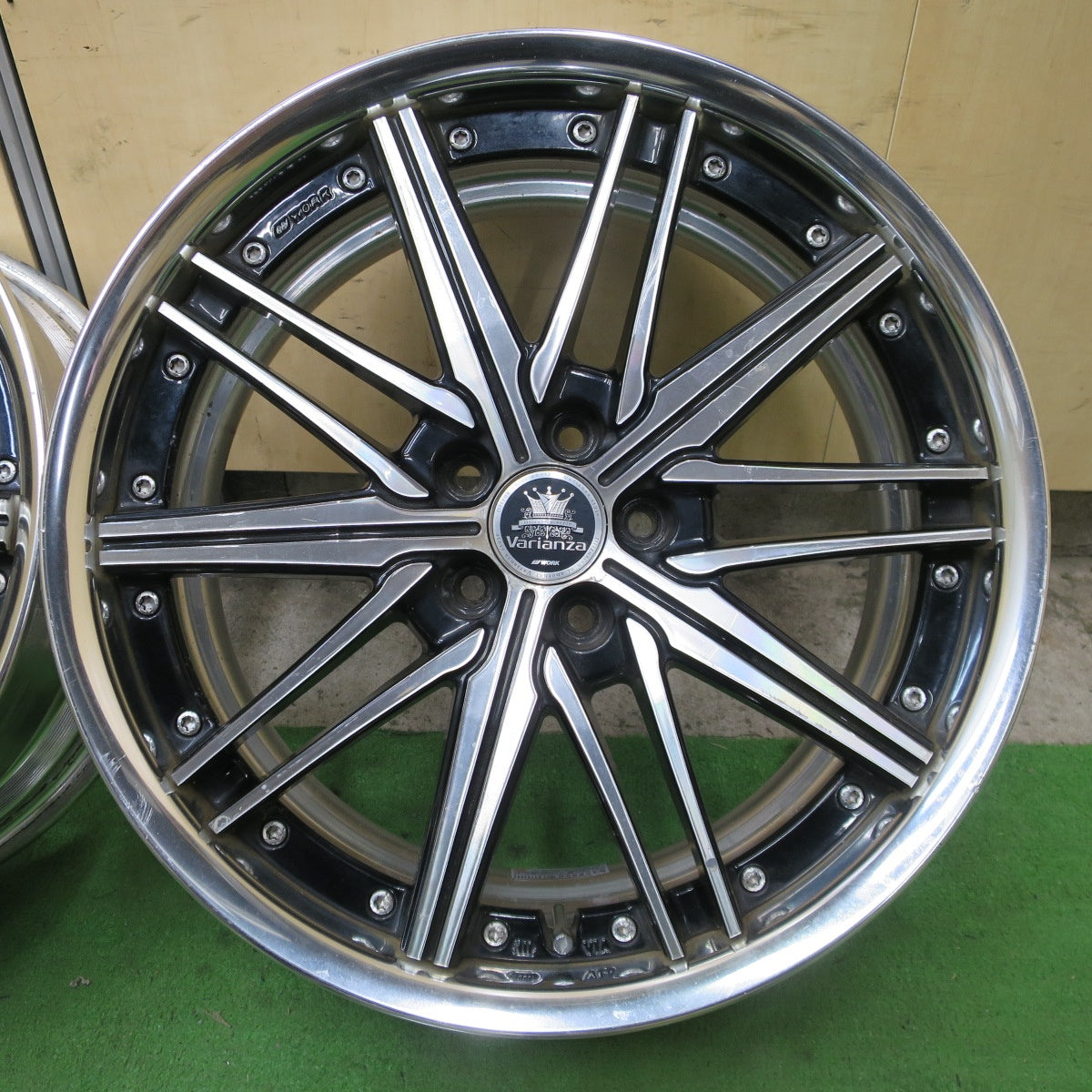 4本価格★WORK Varianza A6SN 18インチ ホイール ワーク ヴァリアンツァ 18×7.5JJ PCD100/5H★6062702NGホ