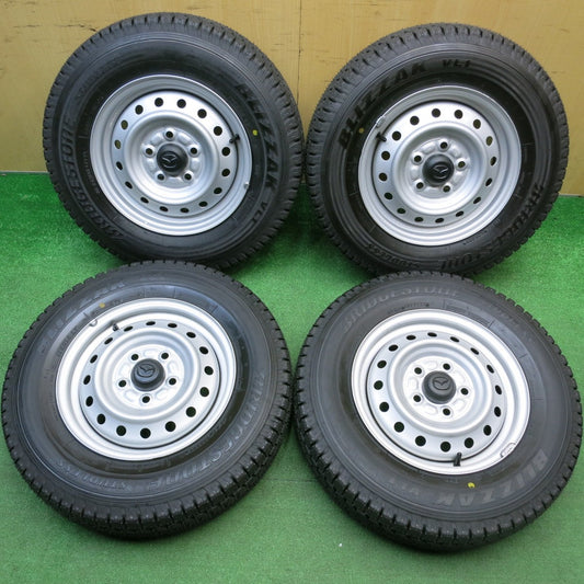 未使用！23年！キレイ★スタッドレス 175R14 8PR ブリヂストン ブリザック VL1 スチール ホイール マツダ 14インチ PCD114.3/5H★5121106HAス
