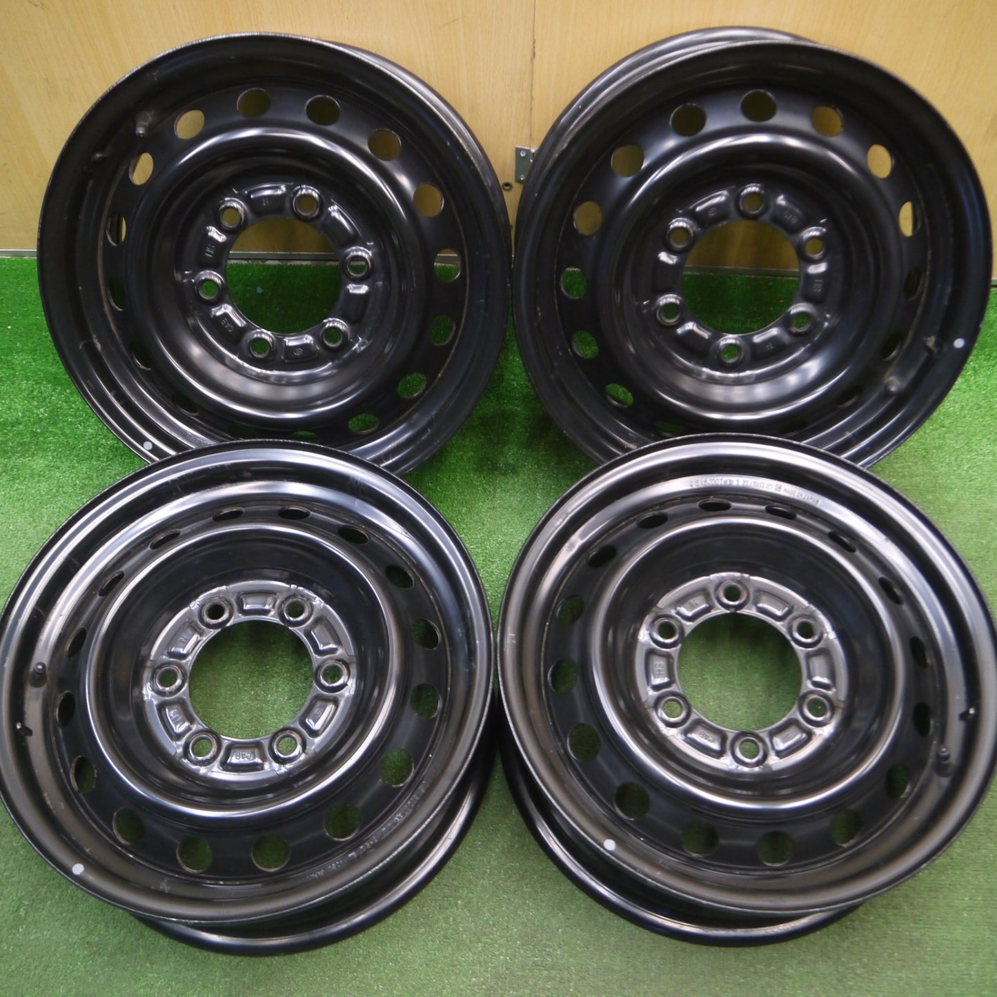 [送料無料] キレイ★トヨタ ハイエース 純正 スチール ホイール 15インチ 15×6J PCD139.7/6H★5012901Hホ