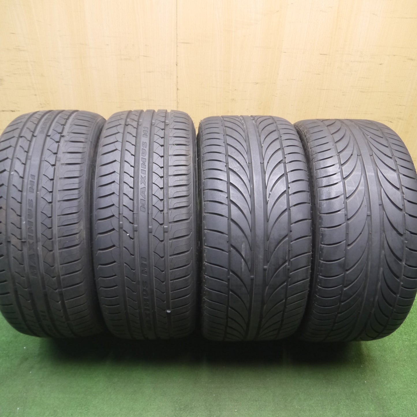 [送料無料] バリ溝！21年！ほぼ10分★WALD シュトライフェン 245/35R19 275/30R19 マックストレック MAXIMUS M1 ATR SPORT 19インチ ヴァルド PCD114.3/5H★5021809Hノ