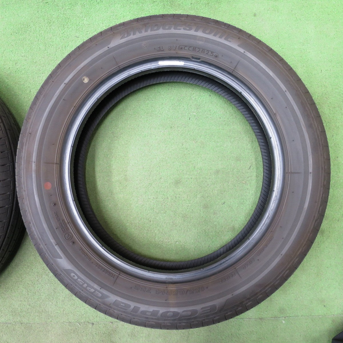 4本価格！25年◎155/65R14 ブリヂストン エコピア EP150 タイヤ 14インチ スペーシア ワゴンR タント ムーブ N-BOX 等◎6092102NGノタ